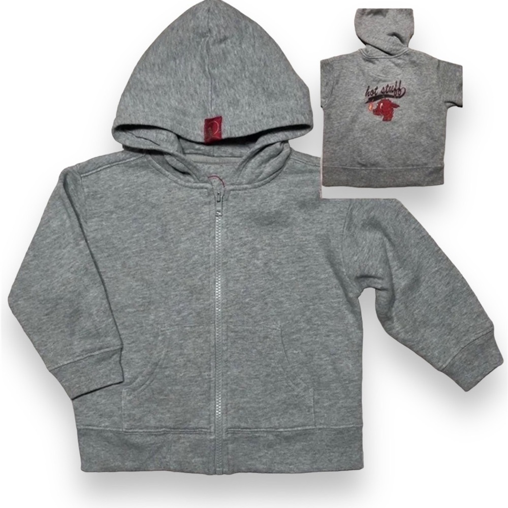 Gymboree Hot Stuff Dragon Hoodie Hooded Sweatshirt Boys 18-24 mo.